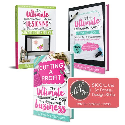 Ultimate Silhouette Design Guide 2nd Edition for V4 eCourse + The Ultimate Silhouette Guide 2nd Edition V4 eCourse + Cutting a Profit eBook