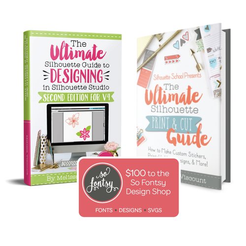 Ultimate Silhouette Design Guide 2nd Edition for V4 eCourse + The Ultimate Silhouette Print and Cut Guide eBook